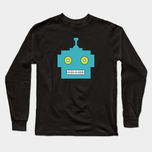 a primitive robot head Long Sleeve T-Shirt